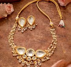 Handcrafted Classic Teardrop Kundan Jewelry Set for Women